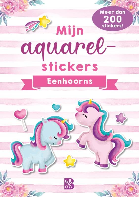 Standaard Uitgeverij - Mijn Aquarelstickers - Eenhoorns