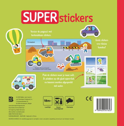 Standaard Uitgeverij - Superstickers - Voertuigen 18m+