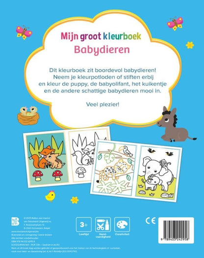 Standaard Uitgeverij - Mijn Groot Kleurboek - Babydieren
