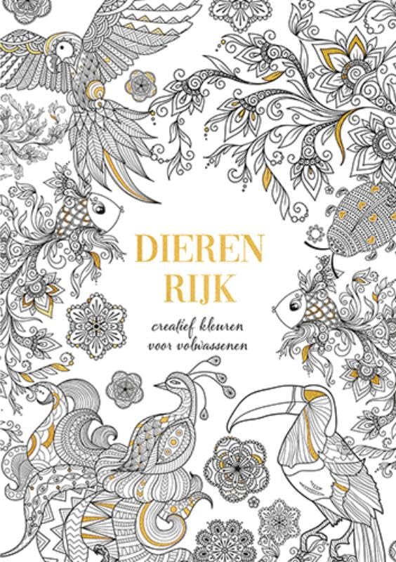 Dierenrijk: Creatief kleuren voor volwassenen