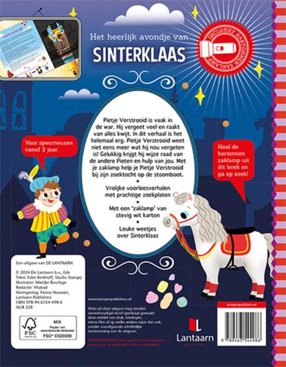 Centraal Boekhuis - Het heerlijk avondje van Sinterklaas + kartonnen zaklamp