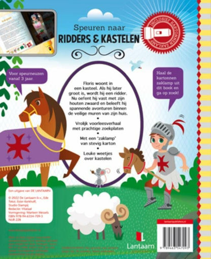 Speuren naar ridders & kastelen: een uitdagend zoek-en (voor)leesboek