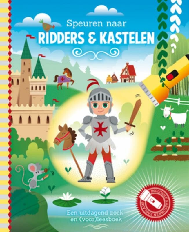 Speuren naar ridders & kastelen: een uitdagend zoek-en (voor)leesboek