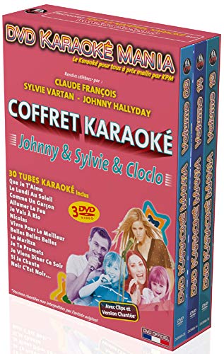 Coffret karaoké mania : johnny hallyday ; sylvie vartan ; claude françois