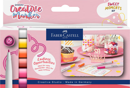 Faber-Castell - Creative Marker Gofa 1.5 - Sweet Moments - 6 Pcs (160602)