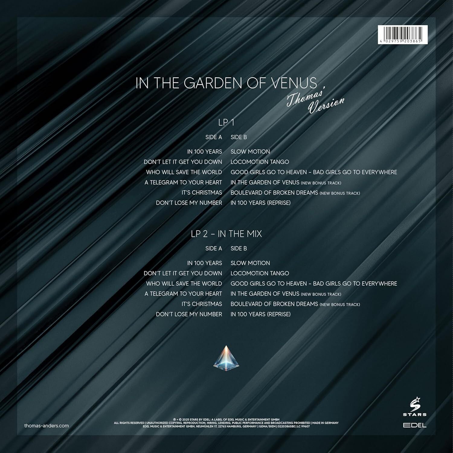 ...Sings Modern Talking: In the Garden of Venus (Thomas' Version)