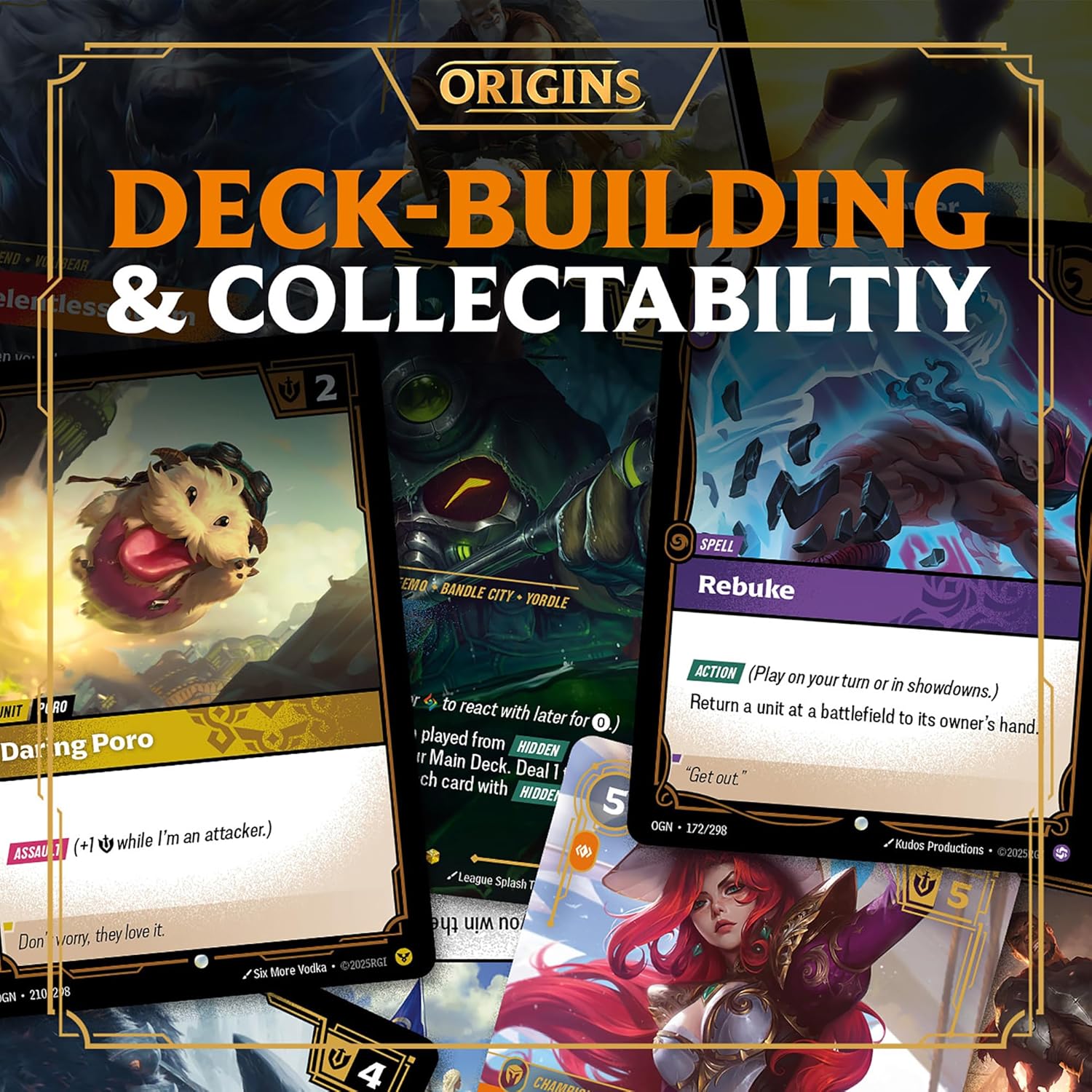 Origins Miss Fortune Art Sleeves (100Ct): Riftbound League Of Legends