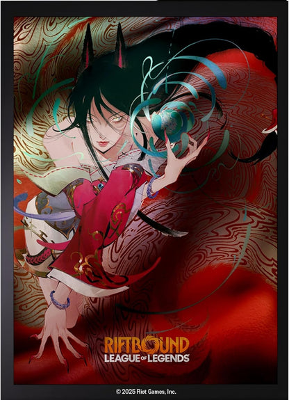 Origins Ahri Art Sleeves (100Ct): Riftbound League Of Legends
