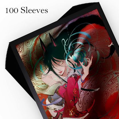 Origins Ahri Art Sleeves (100Ct): Riftbound League Of Legends