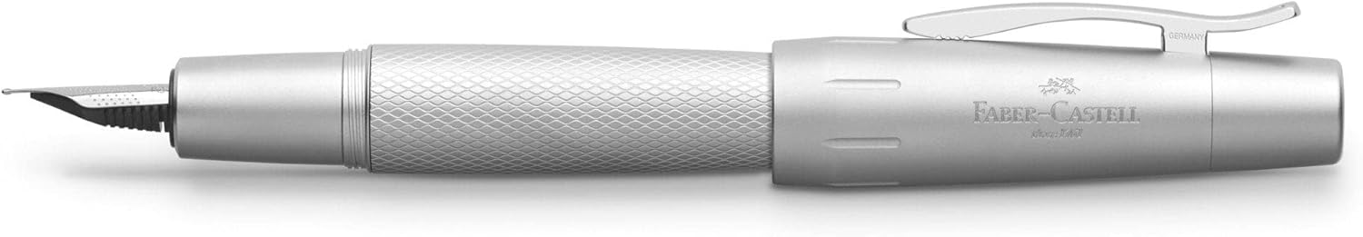 Faber-Castell Fountain Pen E-Motion Pure Silver M