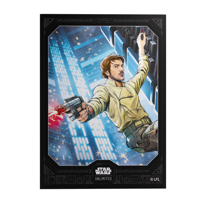 Gamegenic | Star Wars: Unlimited Premium Art Sleeves - Cassian Andor | Trading Card Game Accessory