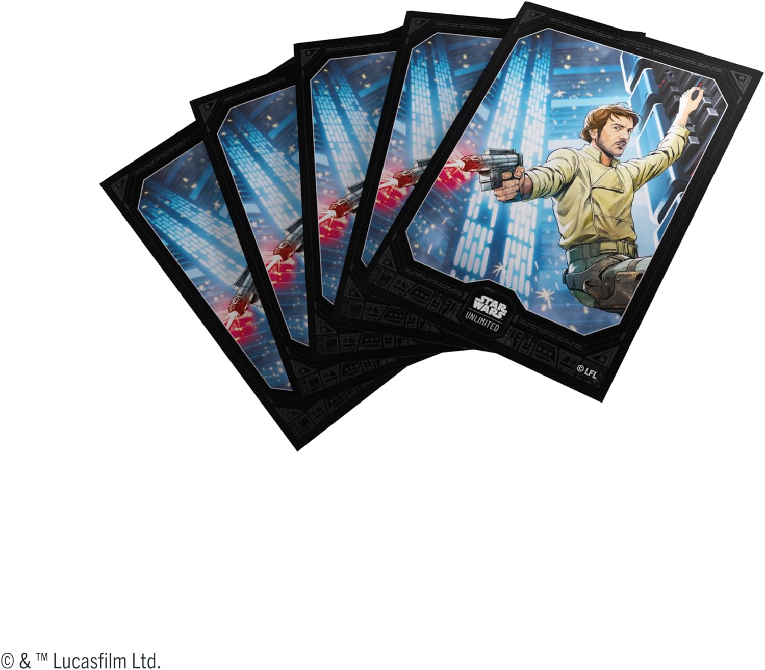 Gamegenic | Star Wars: Unlimited Premium Art Sleeves - Cassian Andor | Trading Card Game Accessory