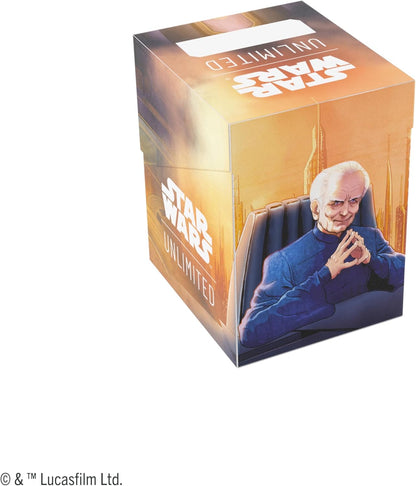 Gamegenic | Star Wars: Unlimited Soft Crate - Palpatine/Padme | Trading Card Game Accessory