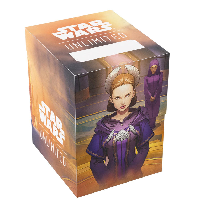 Gamegenic | Star Wars: Unlimited Soft Crate - Palpatine/Padme | Trading Card Game Accessory