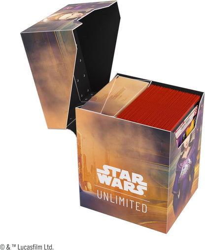 Gamegenic | Star Wars: Unlimited Soft Crate - Palpatine/Padme | Trading Card Game Accessory
