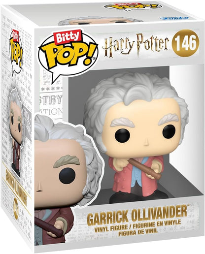 Funko Bitty POP! Starter Set: Harry Potter - 4 Mini Figures - Town - Ride - 6 Pieces - Harry - Hermoine - Ron - Garrick Ollivander - Sammelbare Vinylfigur - Geschenkidee - Offizielles Merchandise