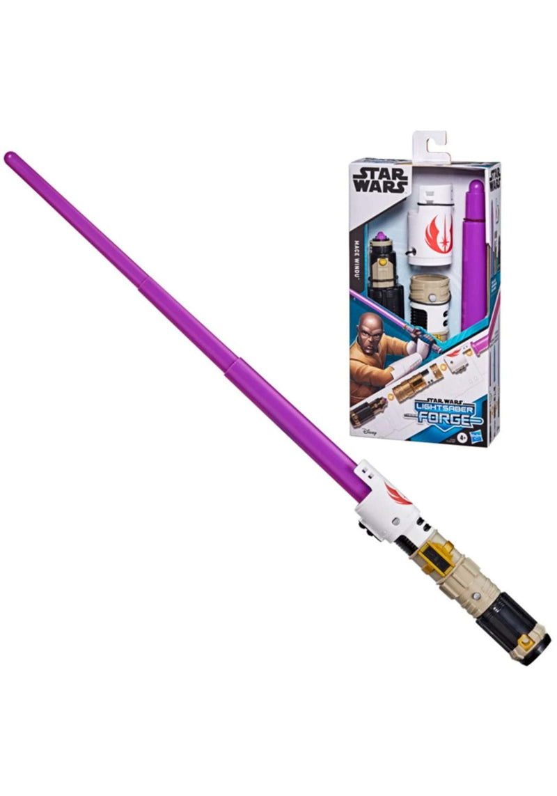 Hasbro Disney: Star Wars Lightsaber Forge - Mace Windu Extendable Purple Lightsaber (F1164)