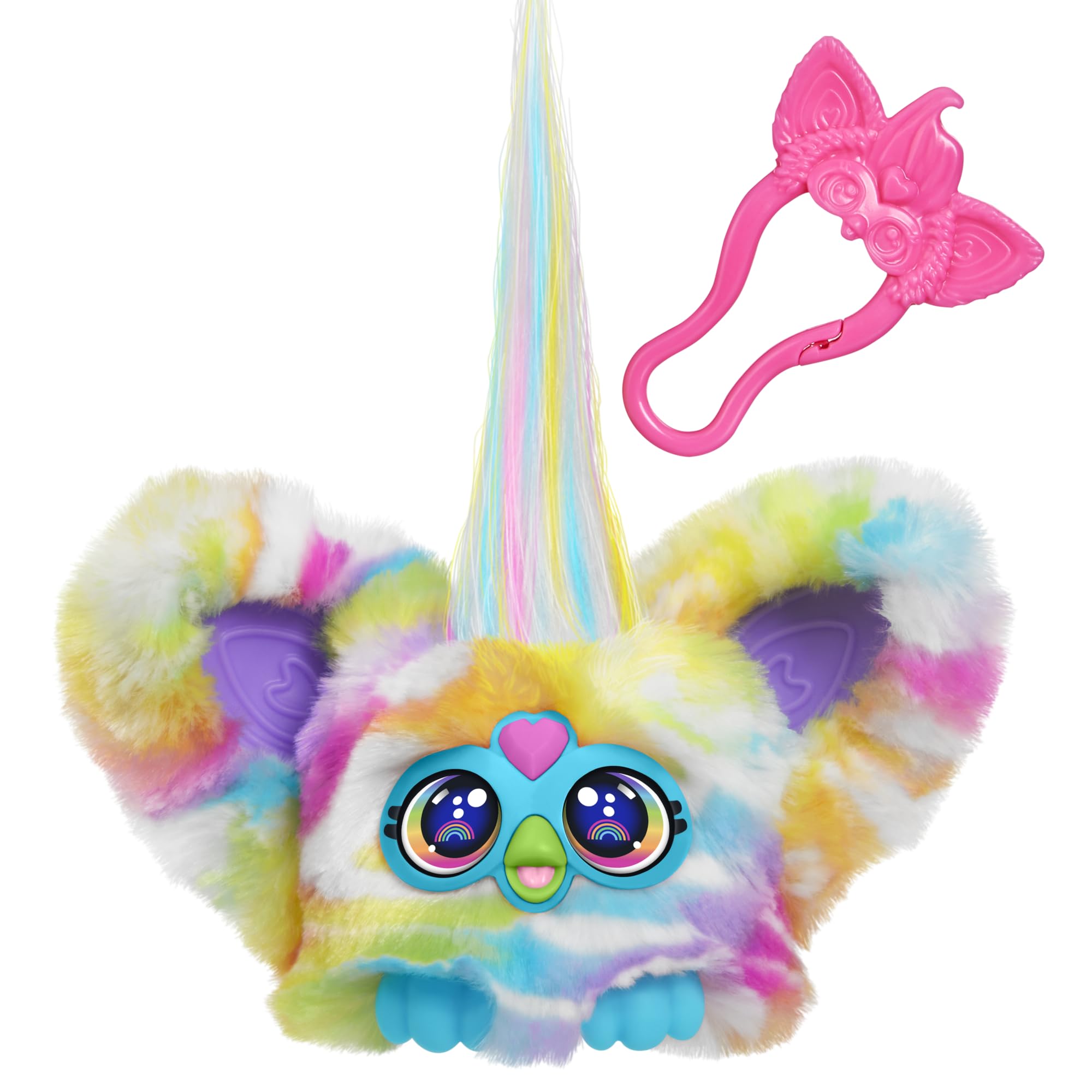 Furby Furblets - Series 4 Collectible - Zee-Bah Zebra Mini Plush Toy, Regenbogen