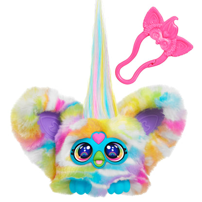 Furby Furblets - Series 4 Collectible - Zee-Bah Zebra Mini Plush Toy, Regenbogen