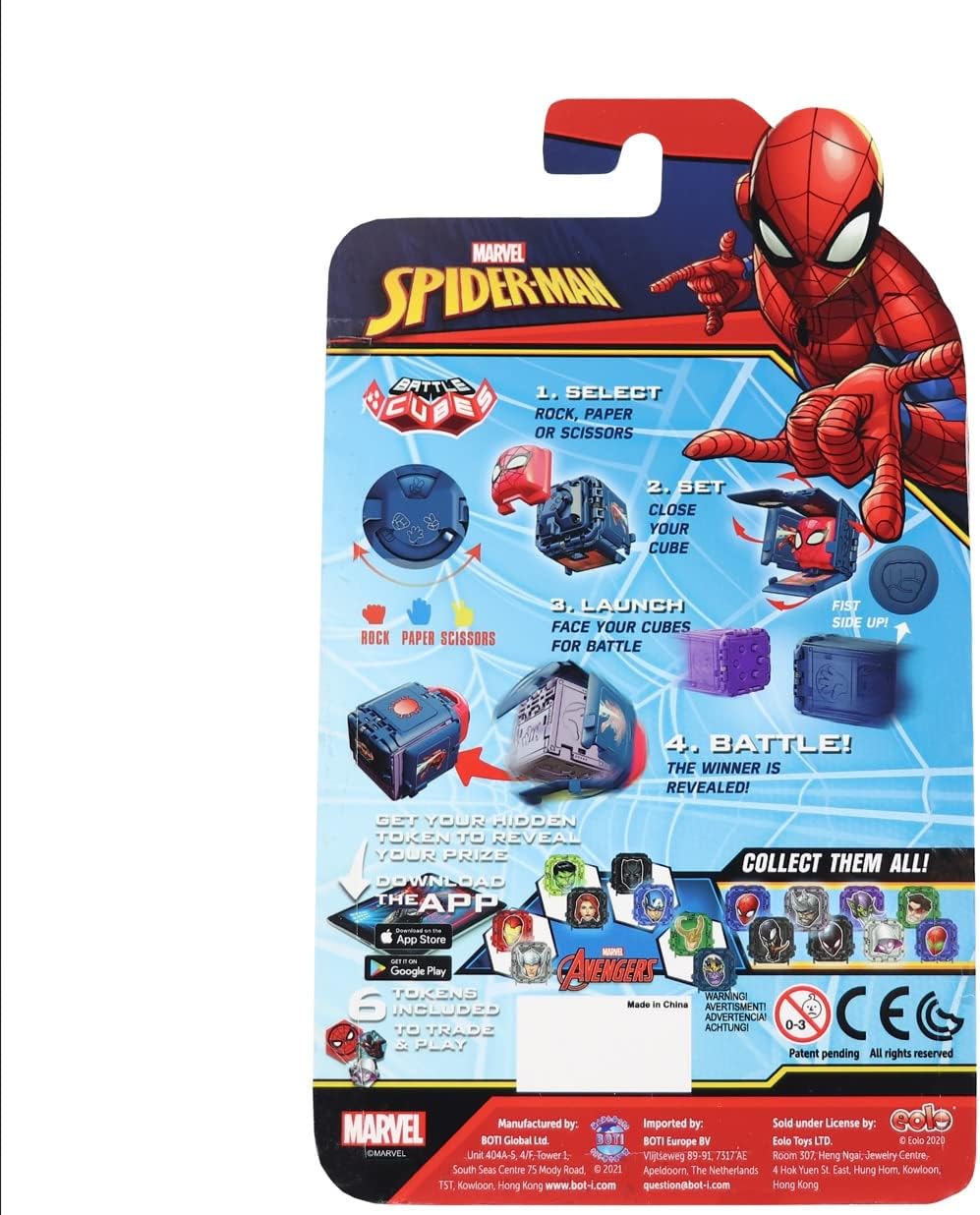 Marvel Spider-Man Battle Cube - Dr Octopus Vs Glowing Spiderman ( 38047 )