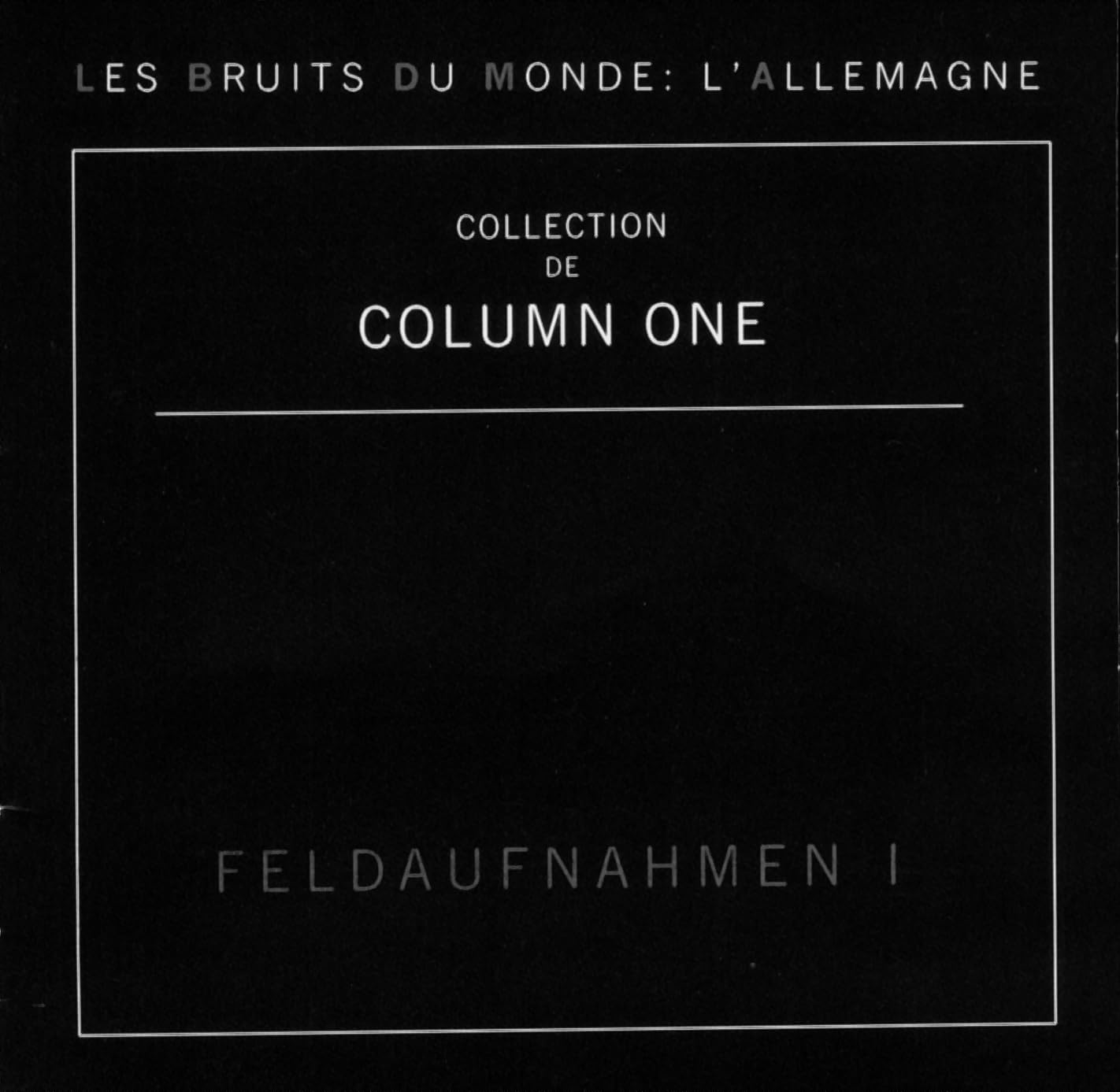 Feldaufnahmen 1