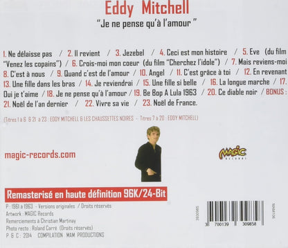 Chaussettes noires-eddy mitchell - je ne pense qu'a l'amour - cd
