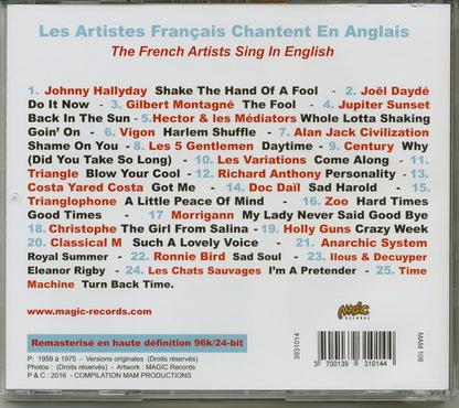 ARTISTES FranCais CHANTENT EN ANGLAIS - CD