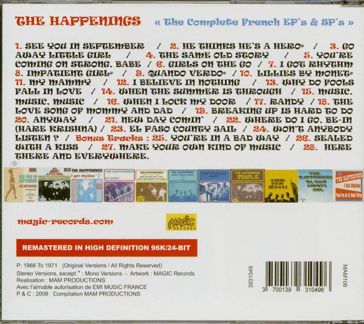 Complete French Ep's &..