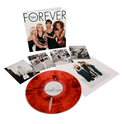 Forever25 Red & Black Marble Vinyl