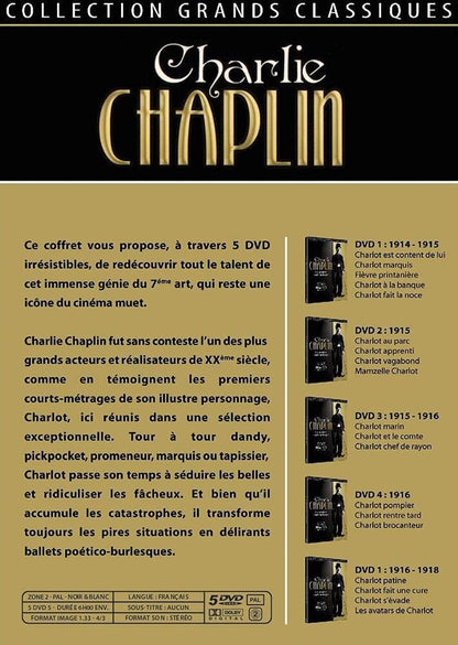 Charlie Chaplin : Les Premiers Courts-Metrages 5 D