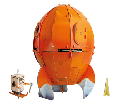 Build Your Own Wallace & Gromit Rocket - from The Movie 'A Grand Day Out' - Cardboard Craft Kit - Ages 10+