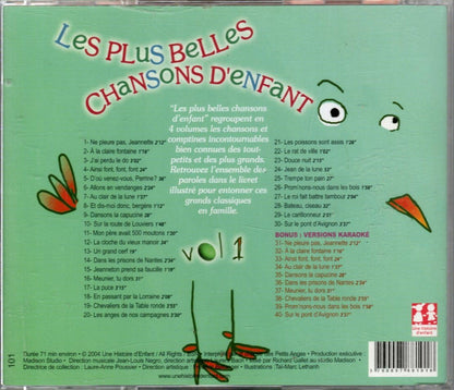 Les Plus Belles Chansons D'enfants, Vol. 1
