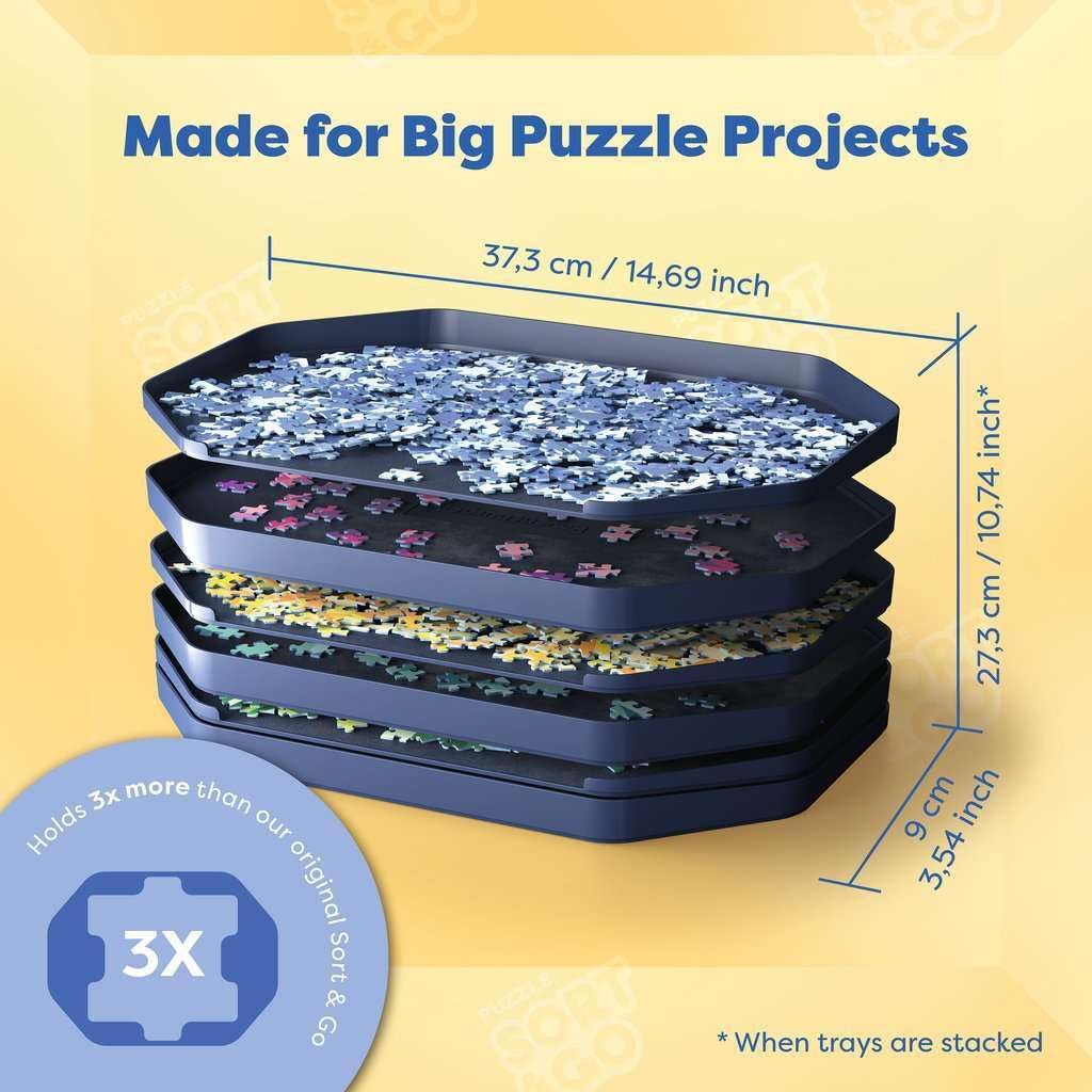 Ravensburger - Puzzle Sort and Go Premium - Puzzelsorteerder - 6dlg.