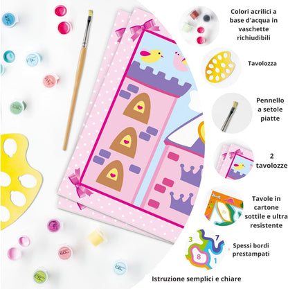 Ravensburger - CreArt Schilderen op Nummer - Kleine Prinsessen