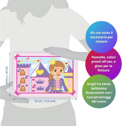 Ravensburger - CreArt Schilderen op Nummer - Kleine Prinsessen