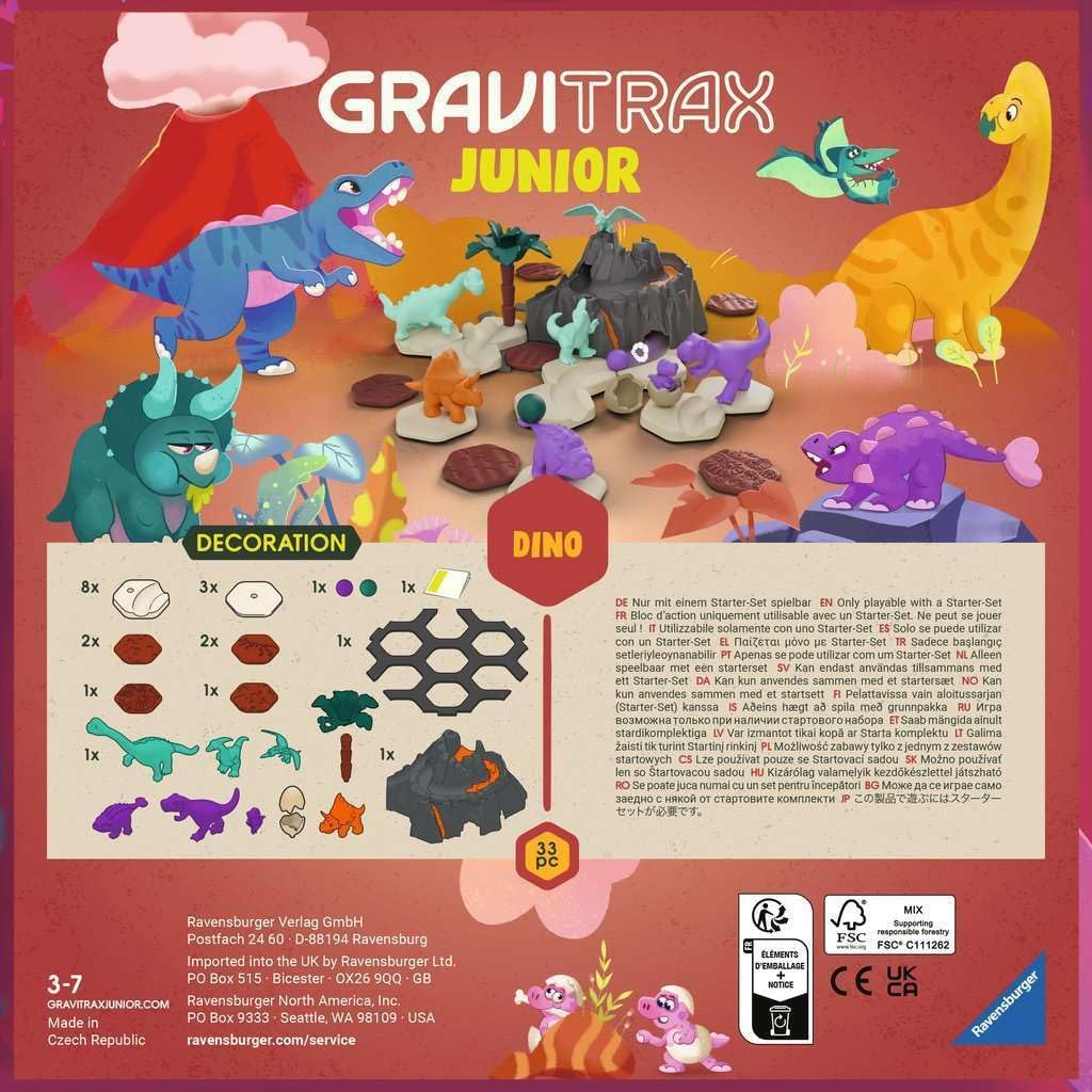 Ravensburger - GraviTrax Junior Dino Uitbreiding