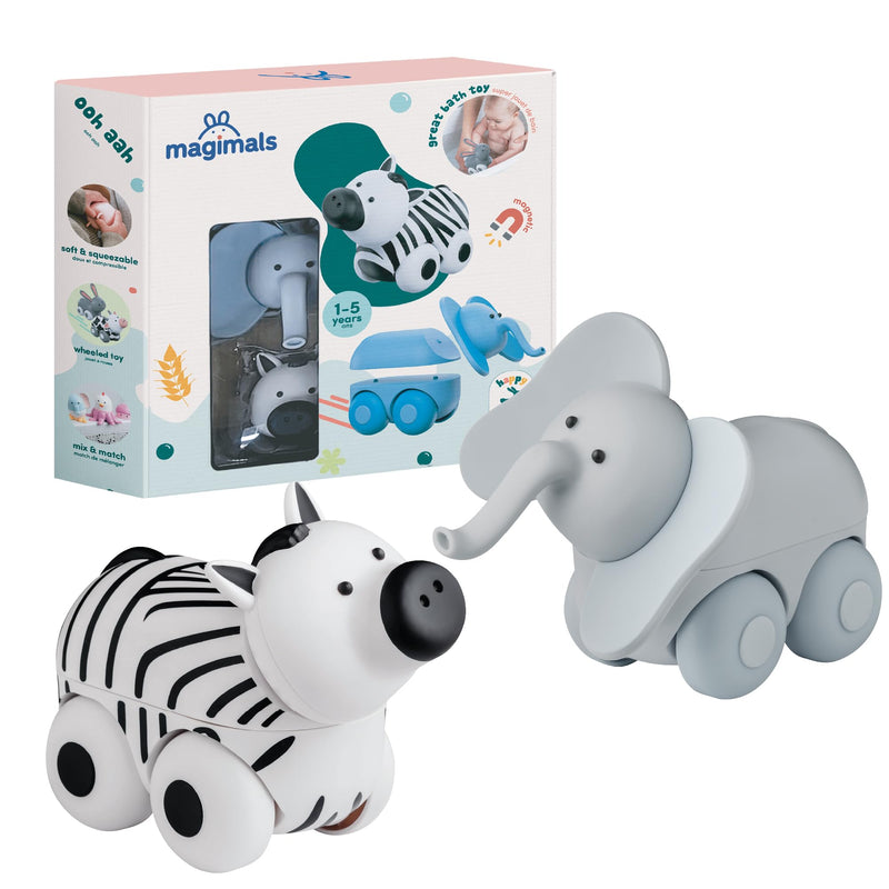 Clics - Magimals Wheely Safari Box - 6dlg.