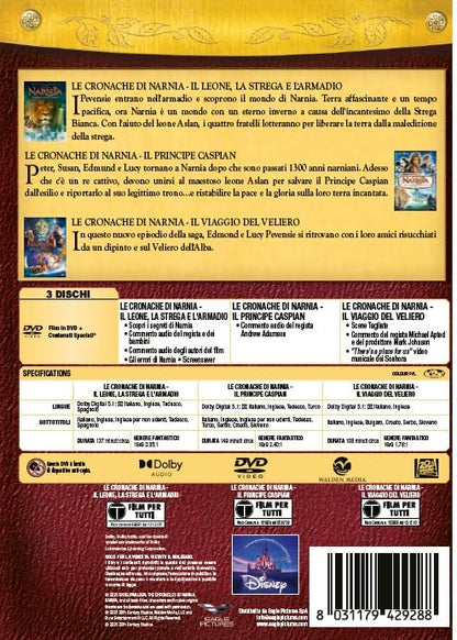 Dvd Cronache Di Narnia (Le) - Trilogia Completa (3 Dvd