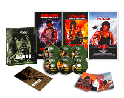 Trilogia Rambo - 4Kult Prestige Edition -(3 4K + 3 Bd