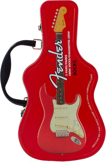Fender Socks 3 Pack In Guitar Tin (One Size)