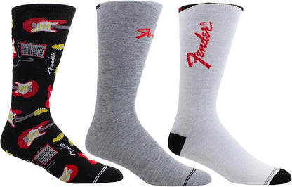 Fender Socks 3 Pack In Guitar Tin (One Size)