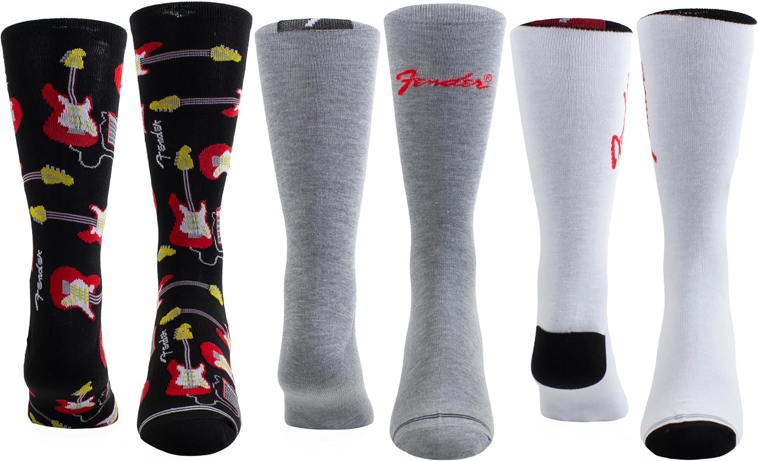 Fender Socks 3 Pack In Guitar Tin (One Size)