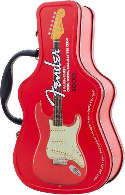 Fender Socks 3 Pack In Guitar Tin (One Size)