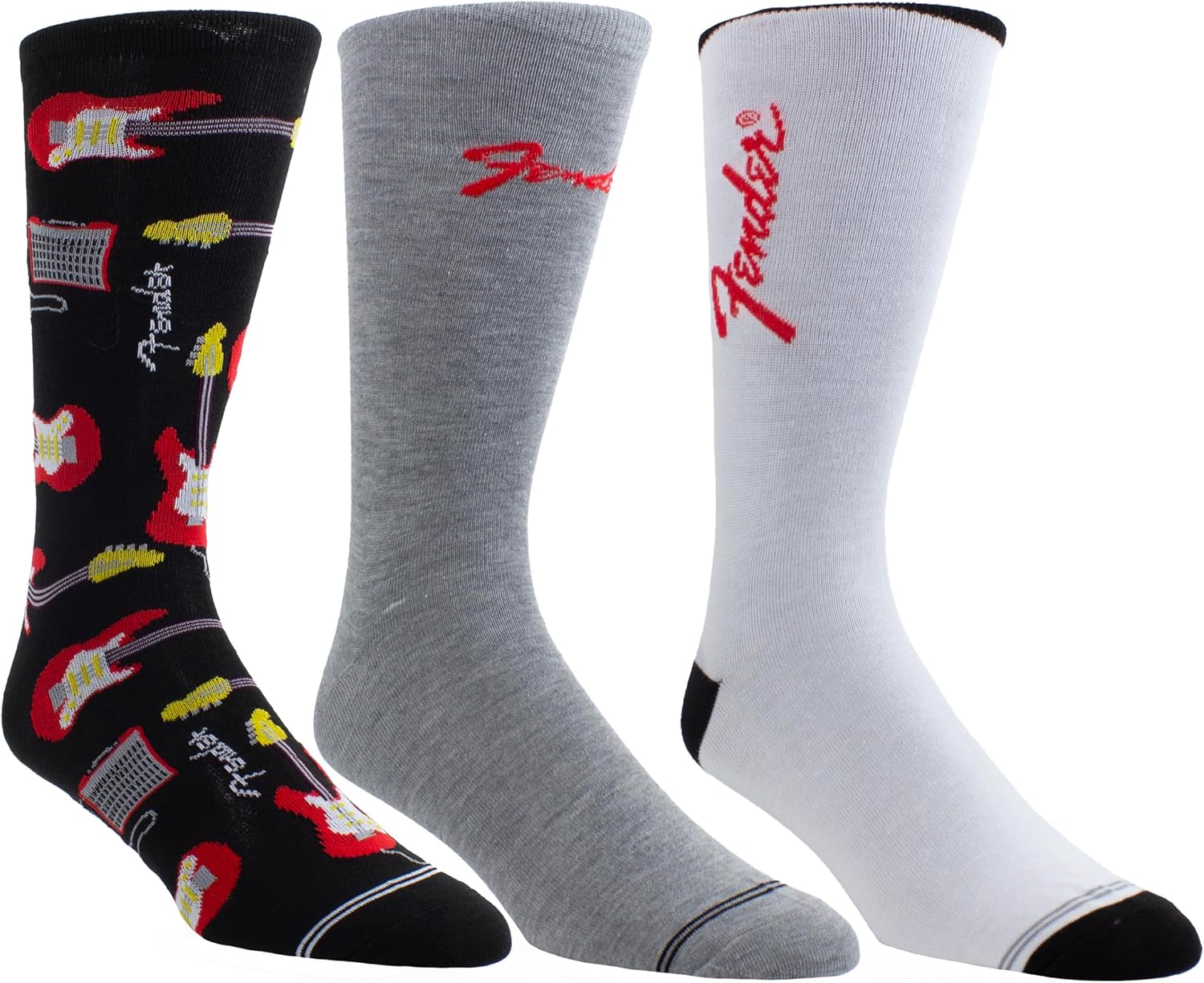 Fender Socks 3 Pack In Guitar Tin (One Size)