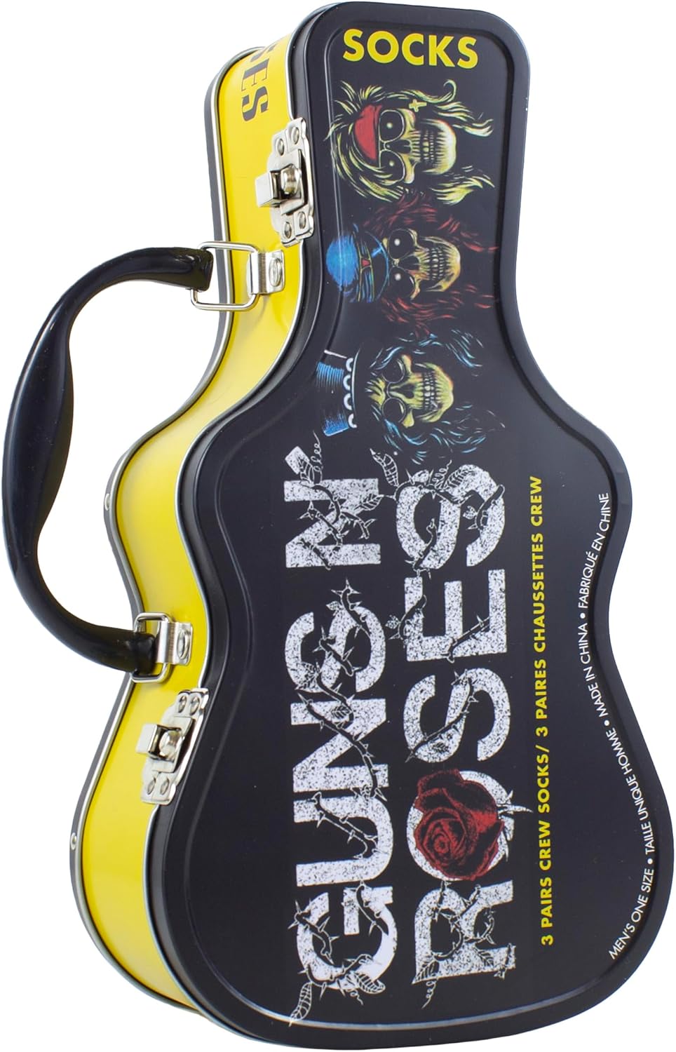 PERRI'S SOCKS - Licensed Guitar Tins with 3 Pairs of Socks