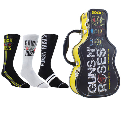 PERRI'S SOCKS - Licensed Guitar Tins with 3 Pairs of Socks