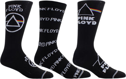 Pink Floyd Socks 3 Pack In Guitar Tin (One Size)