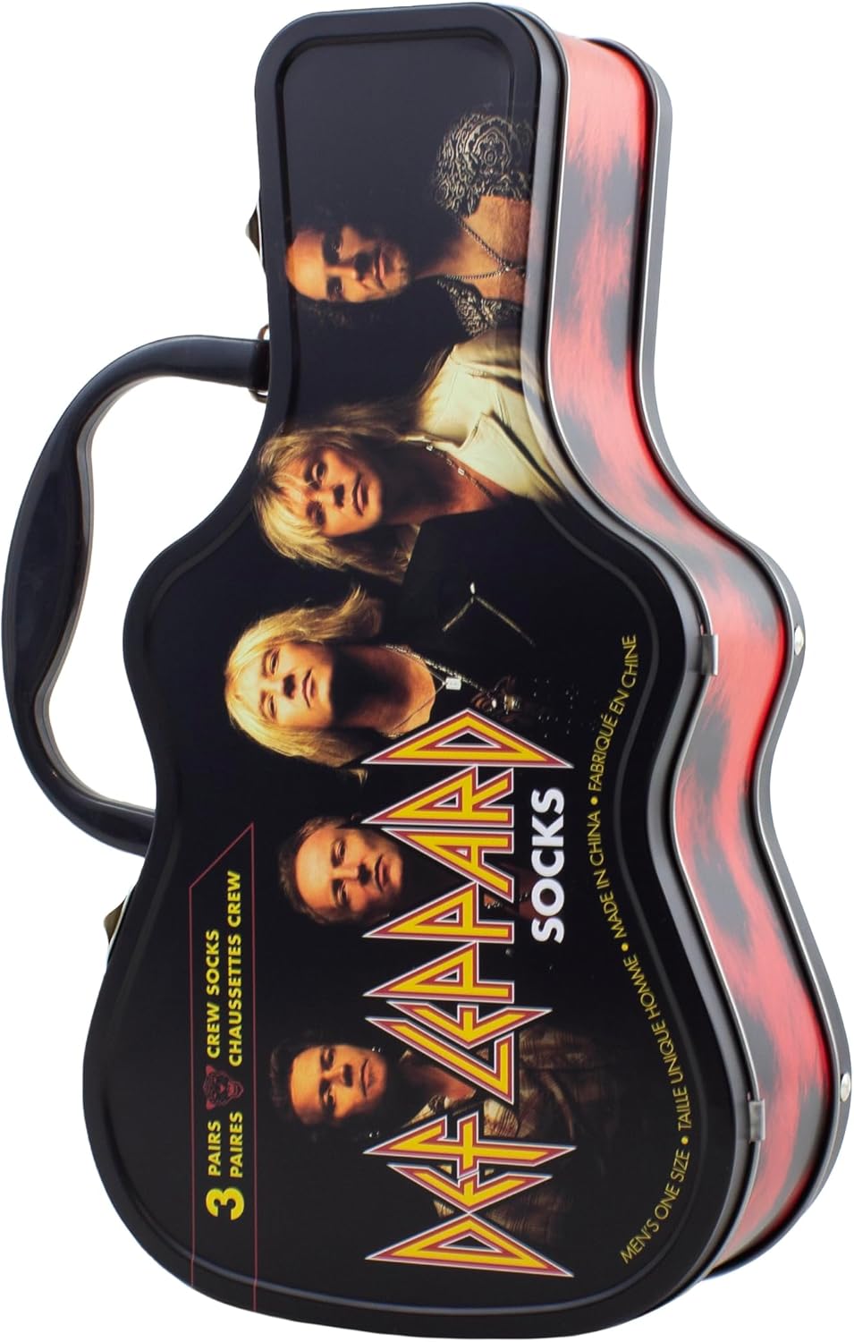 PERRI'S SOCKS - Licensed Guitar Tins with 3 Pairs of Socks