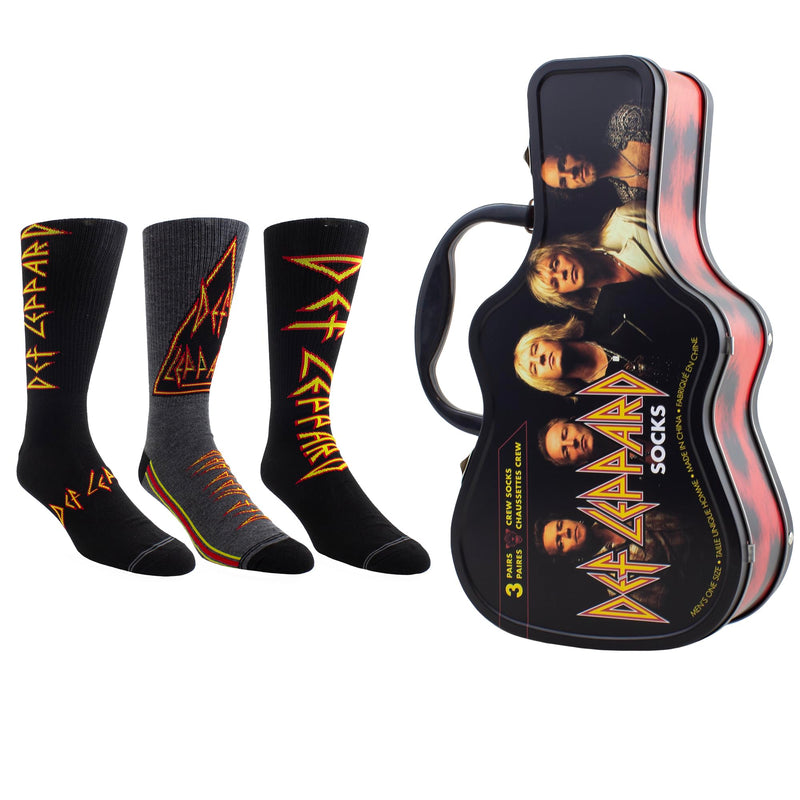 PERRI'S SOCKS - Licensed Guitar Tins with 3 Pairs of Socks