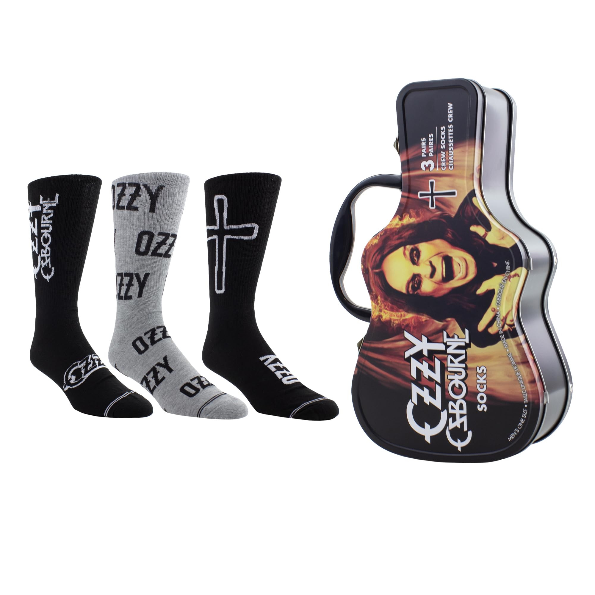 Ozzy Osbourne 3 Pack In Guitar Tin (One Size)